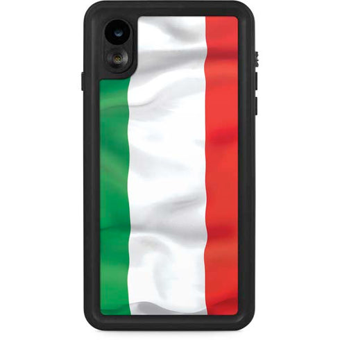 Italy Flag iPhone XR Waterproof Case