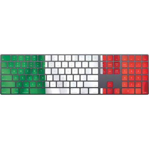Italy Flag Magic Keyboard with Numeric Keypad Skin