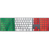 Italy Flag Magic Keyboard with Numeric Keypad Skin