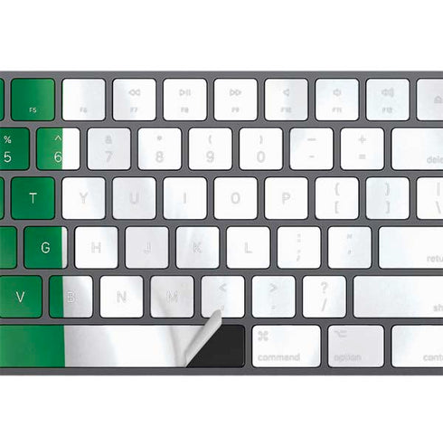 Italy Flag Magic Keyboard with Numeric Keypad Skin