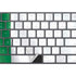 Italy Flag Magic Keyboard with Numeric Keypad Skin