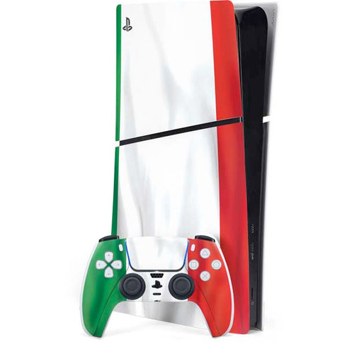 Italy Flag PS5 Slim Digital Edition Bundle Skin