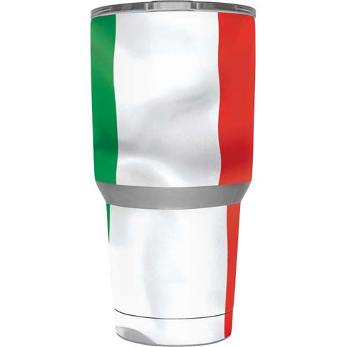 Italy Flag Yeti 30oz Rambler Tumbler Skin