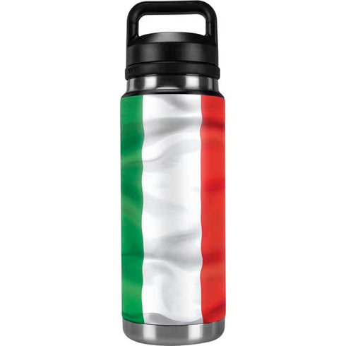 Italy Flag YETI Rambler 26oz Bottle Skin