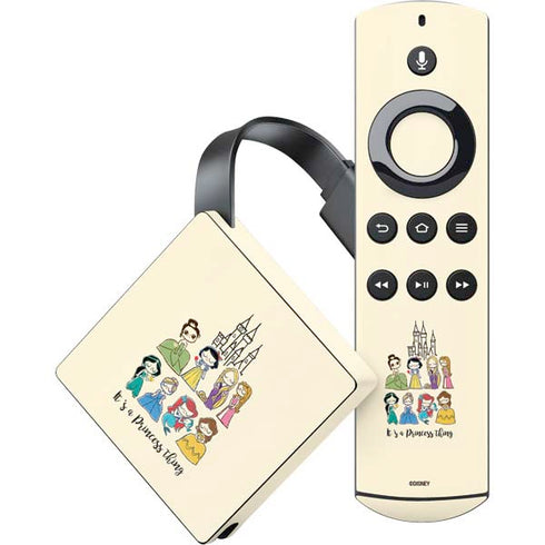 Disney Princess Its A Princess Thing Art Amazon Fire TV Skin