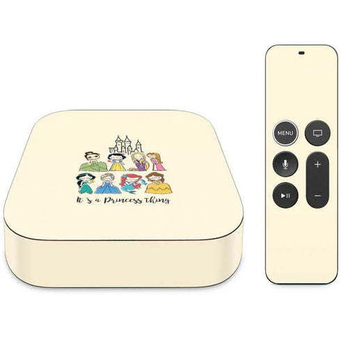 Disney Princess Its A Princess Thing Art Apple TV Skin