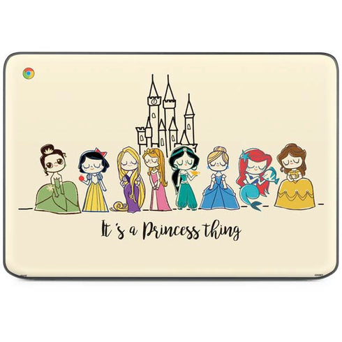Disney Princess Its A Princess Thing Art HP Chromebook Skin