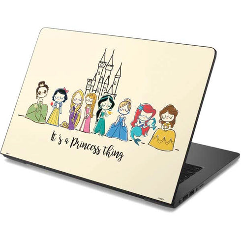 Disney Princess Its A Princess Thing Art Dell Chromebook Skin