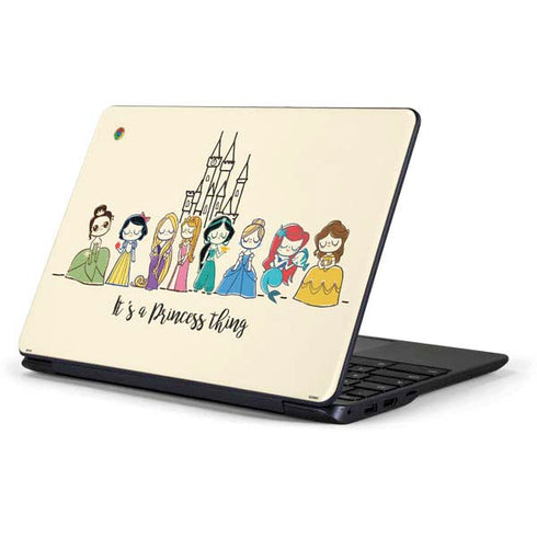 Disney Princess Its A Princess Thing Art Samsung Chromebook Skin