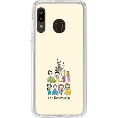 Disney Princess Its A Princess Thing Art Galaxy A20 Clear Case