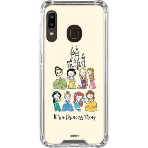Disney Princess Its A Princess Thing Art Galaxy A30 Clear Case