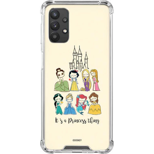 Disney Princess Its A Princess Thing Art Galaxy A32 5G Clear Case