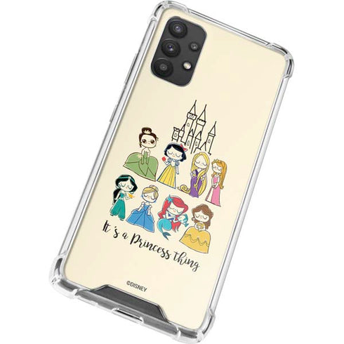 Disney Princess Its A Princess Thing Art Galaxy A32 5G Clear Case