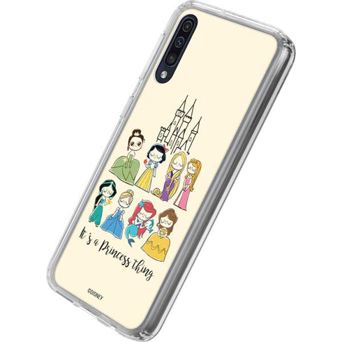 Disney Princess Its A Princess Thing Art Galaxy A50 Clear Case