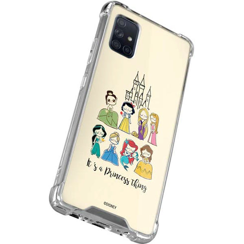Disney Princess Its A Princess Thing Art Galaxy A71 5G Clear Case