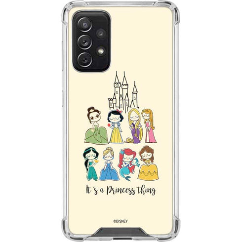 Disney Princess Its A Princess Thing Art Galaxy A72 5G Clear Case