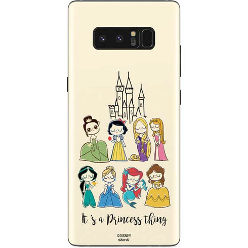 Disney Princess Its A Princess Thing Art Galaxy Note 8 Skin