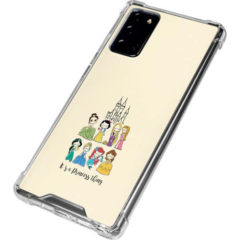 Disney Princess Its A Princess Thing Art Galaxy Note20 5G Clear Case