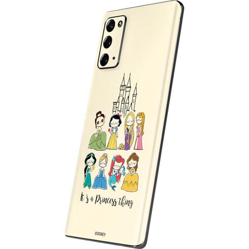 Disney Princess Its A Princess Thing Art Galaxy Note20 5G Skin