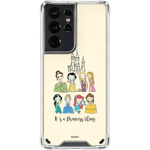 Disney Princess Its A Princess Thing Art Galaxy S21 Ultra 5G Clear Case