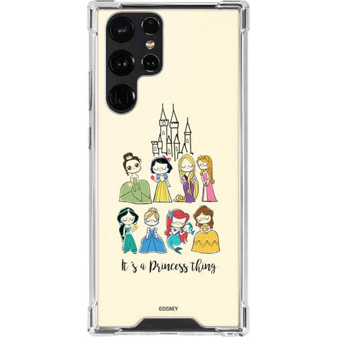 Disney Princess Its A Princess Thing Art Galaxy S22 Ultra Clear Case