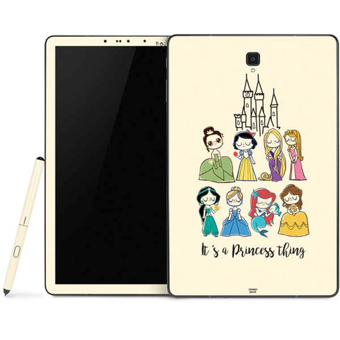 Disney Princess Its A Princess Thing Art Samsung Galaxy Tab Skin