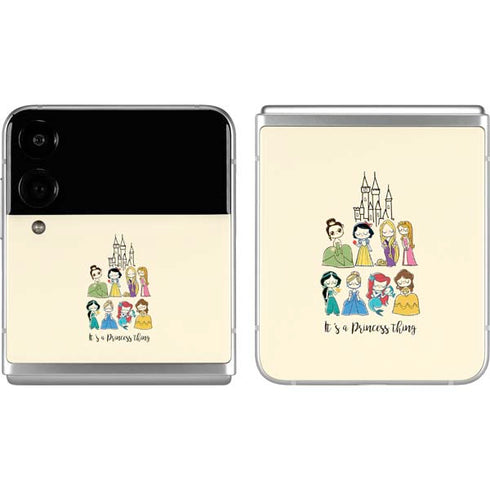 Disney Princess Its A Princess Thing Art Galaxy Z Flip4 5G Skin