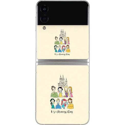 Disney Princess Its A Princess Thing Art Galaxy Z Flip4 5G Skin