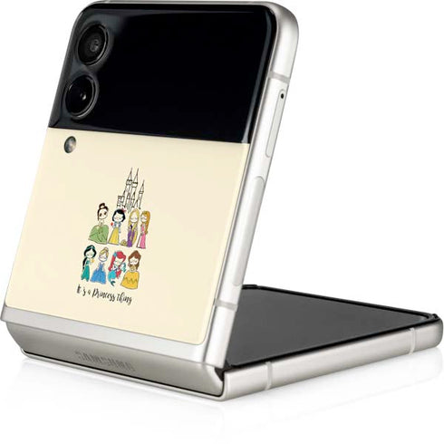Disney Princess Its A Princess Thing Art Galaxy Z Flip4 5G Skin