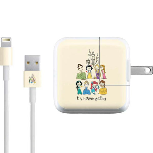 Disney Princess Its A Princess Thing Art iPad Charger (10W USB) Skin