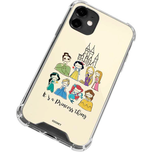 Disney Princess Its A Princess Thing Art iPhone 12 Clear Case