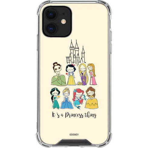 Disney Princess Its A Princess Thing Art iPhone 12 Mini Clear Case