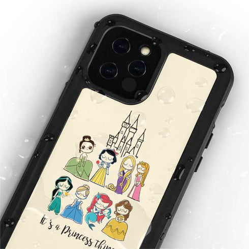 Disney Princess Its A Princess Thing Art iPhone 12 Pro Waterproof Case