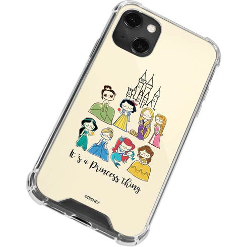 Disney Princess Its A Princess Thing Art iPhone 13 Mini Clear Case