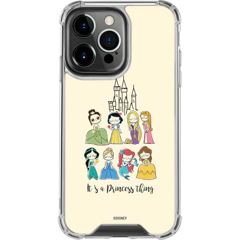 Disney Princess Its A Princess Thing Art iPhone 15 Pro Clear Case
