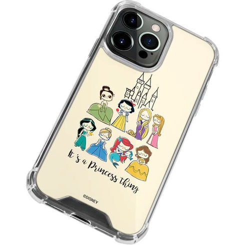 Disney Princess Its A Princess Thing Art iPhone 15 Pro Clear Case