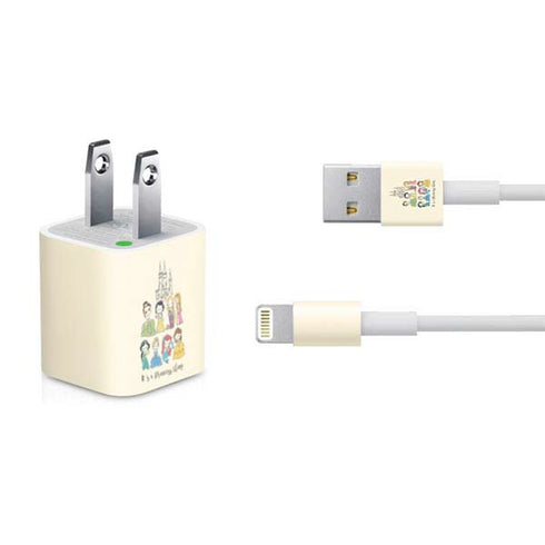 Disney Princess Its A Princess Thing Art iPhone Charger (5W USB) Skin