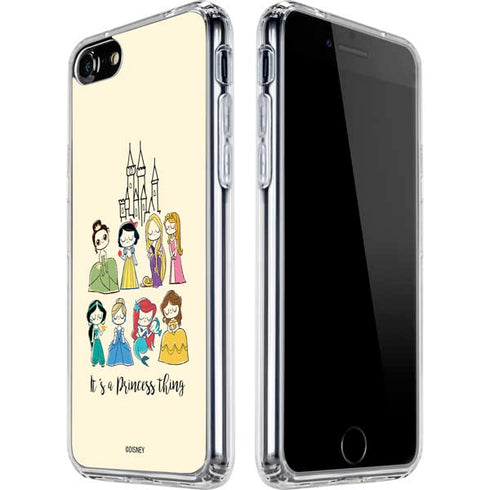 Disney Princess Its A Princess Thing Art iPhone SE (2nd & 3rd Gen) Clear Case