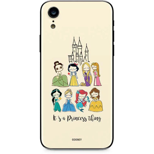 Disney Princess Its A Princess Thing Art iPhone XR Skin