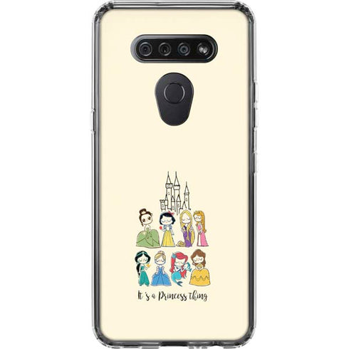 Disney Princess Its A Princess Thing Art LG K51/Q51 Clear Case