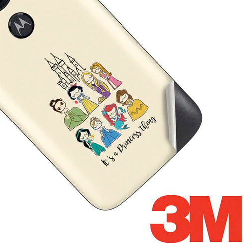 Disney Princess Its A Princess Thing Art Moto E5 Play Skin