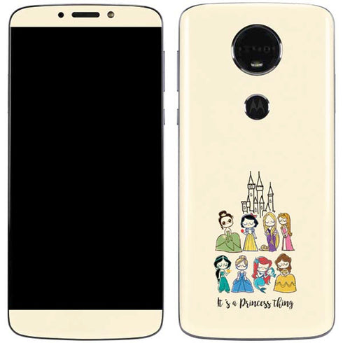 Disney Princess Its A Princess Thing Art Moto E5 Plus Skin
