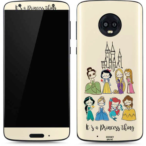 Disney Princess Its A Princess Thing Art Moto G6 Skin