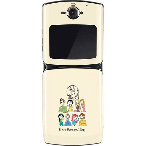 Disney Princess Its A Princess Thing Art Motorola RAZR Skin