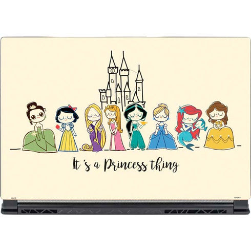 Disney Princess Its A Princess Thing Art MSI GS65 Stealth Laptop Skin