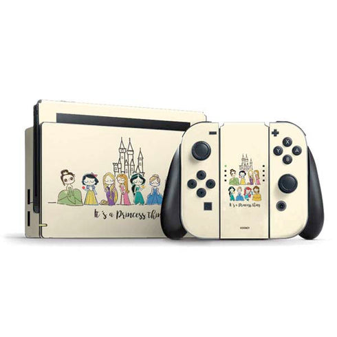 Disney Princess Its A Princess Thing Art Nintendo Switch Bundle Skin