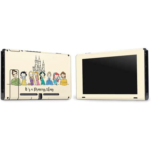 Disney Princess Its A Princess Thing Art Nintendo Switch Bundle Skin