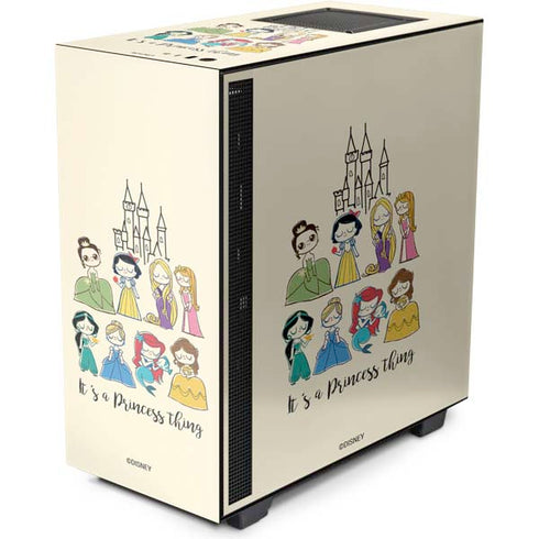 Disney Princess Its A Princess Thing Art NZXT H510 Compact ATX Mid-Tower Case Skin