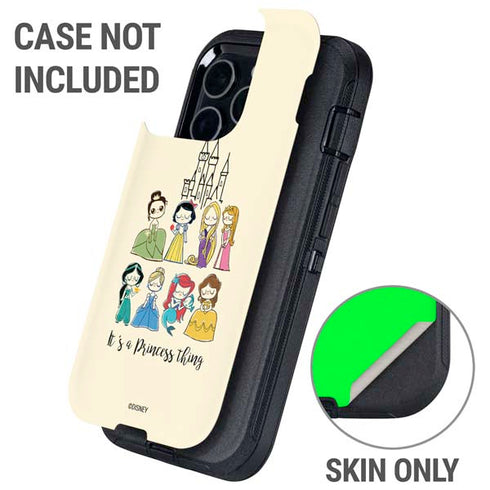 Disney Princess Its A Princess Thing Art Otterbox Defender iPhone Skin