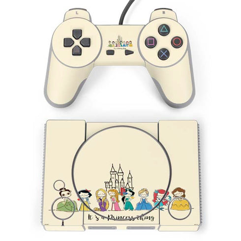 Disney Princess Its A Princess Thing Art PlayStation Classic Bundle Skin